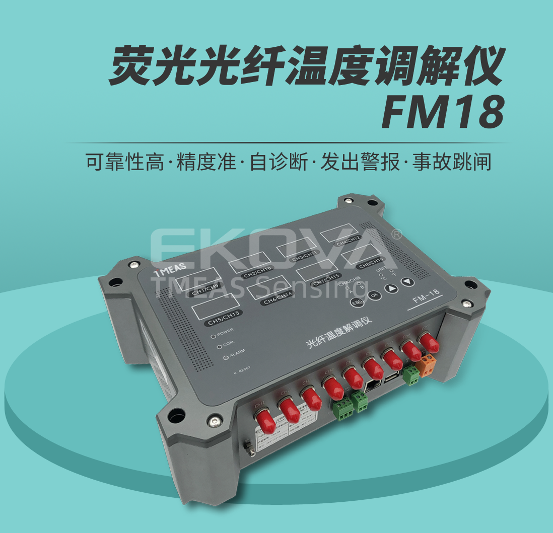 荧光光纤温度解调仪FM18